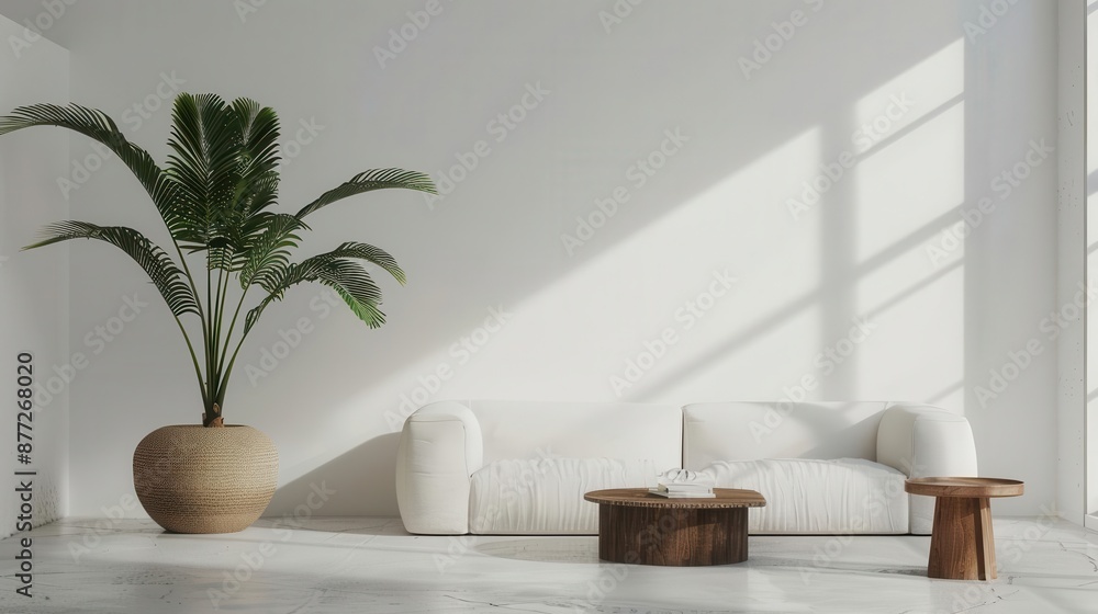 minimalist living room mockup with clean white walls and modern furniture large potted plant adds a touch of nature to the sleek contemporary space minimalist living room mockup with clean white walls and modern furniture large potted plant adds a touch of nature to the sleek contemporary space