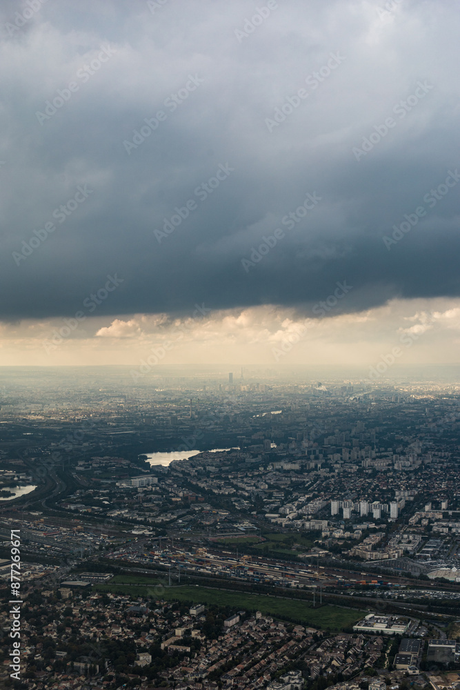 Paris, France - aerial view of the city Paris, France - aerial view of the city