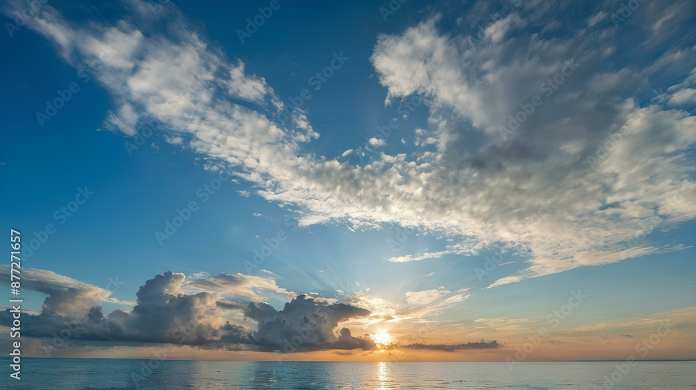Obraz premium sunset over the sea