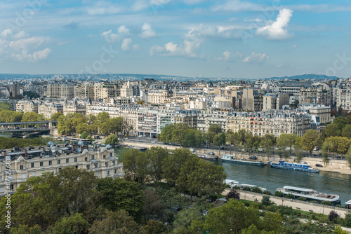 Paris, France - Aerial photography of the city scenery of Paris