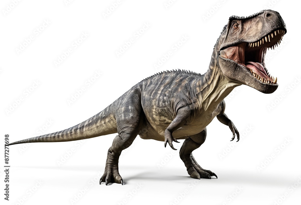 Tyrannosaurus Rex Dinosaur Isolated on White Background Tyrannosaurus Rex Dinosaur Isolated on White Background