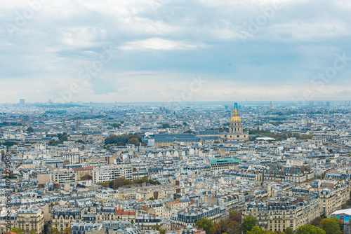 Paris, France - Aerial photography of the city scenery of Paris