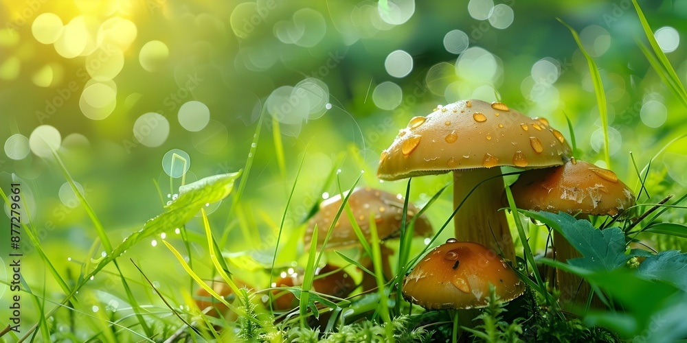 Mushrooms in the forest Edible and poisonous varieties among grass and leaves. Concept Types of mushrooms, Forest floor, Edible vs poisonous, Identification guide Mushrooms in the forest Edible and poisonous varieties among grass and leaves. Concept Types of mushrooms, Forest floor, Edible vs poisonous, Identification guide
