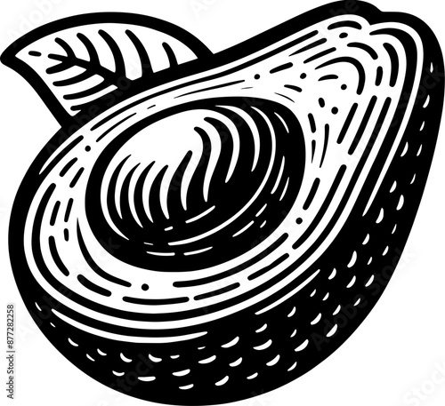 Avocado Fruit Icon 2
