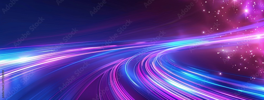 Abstract blue and purple background with_curved lines Abstract blue and purple background with_curved lines