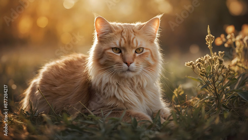 close up portrait of a cat