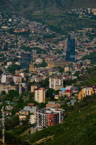 View of the city from the hill, Tbilisi, Georgia