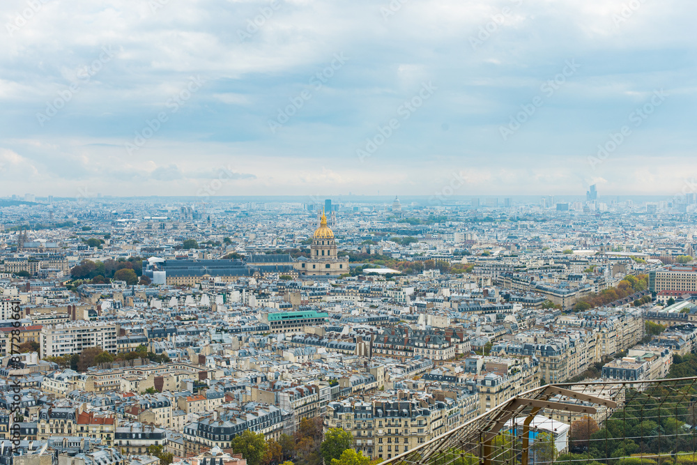 Paris, France - Aerial photography of the city scenery of Paris Paris, France - Aerial photography of the city scenery of Paris