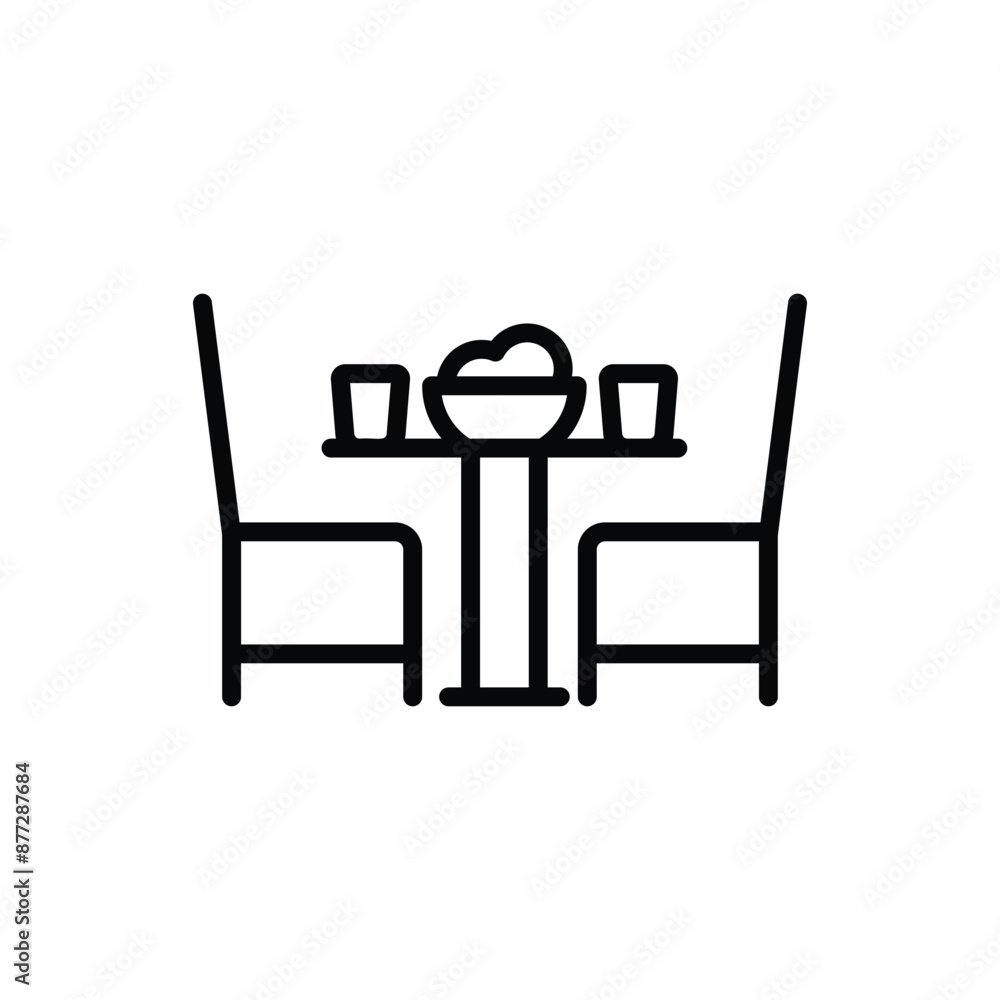 Feasting Table vector icon Feasting Table vector icon