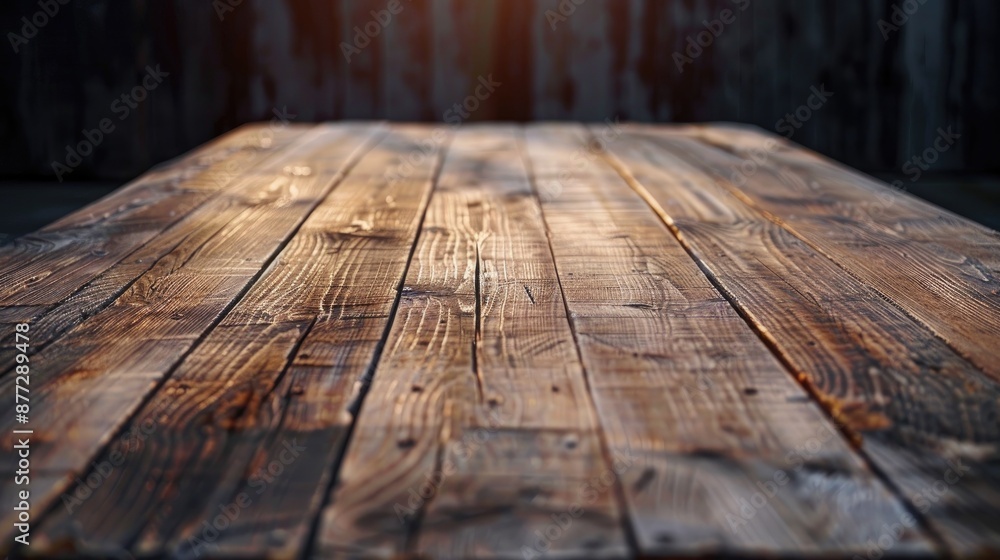 Wooden table available for product display or arrangement Wooden table available for product display or arrangement