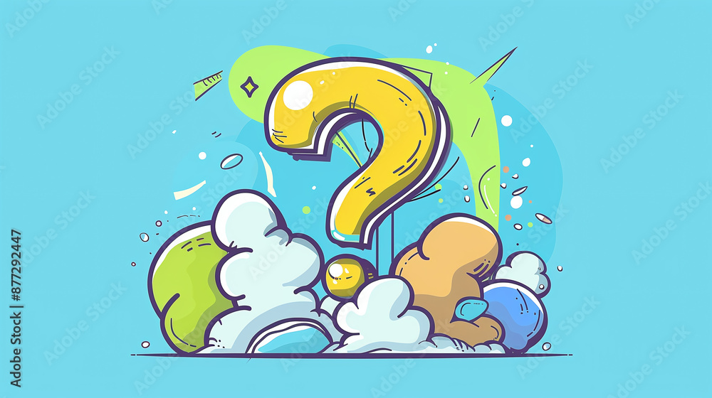 question mark vector cartoon illustration question mark vector cartoon illustration