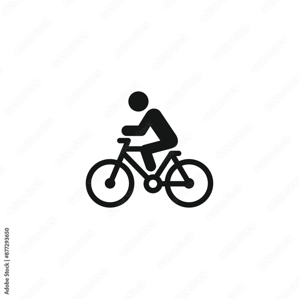 Bicycle icon vector. EPS 10 editable vector Bicycle icon vector. EPS 10 editable vector