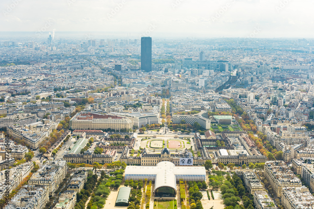 Paris, France - Aerial photography of the city scenery of Paris Paris, France - Aerial photography of the city scenery of Paris