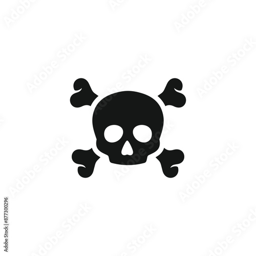 Skull icon vector. EPS 10 editable vector