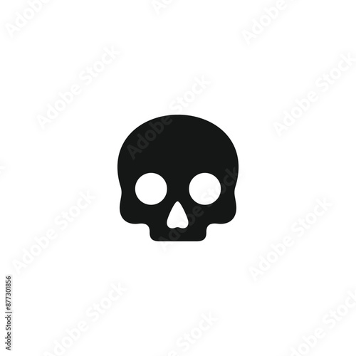 Skull icon vector. EPS 10 editable vector