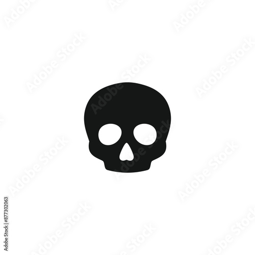 Skull icon vector. EPS 10 editable vector