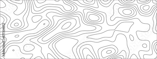 Abstract Topographic Map Seamless Pattern. opographic map and landscape terrain texture grid. Geographic contour map and topographic contours map background. 
