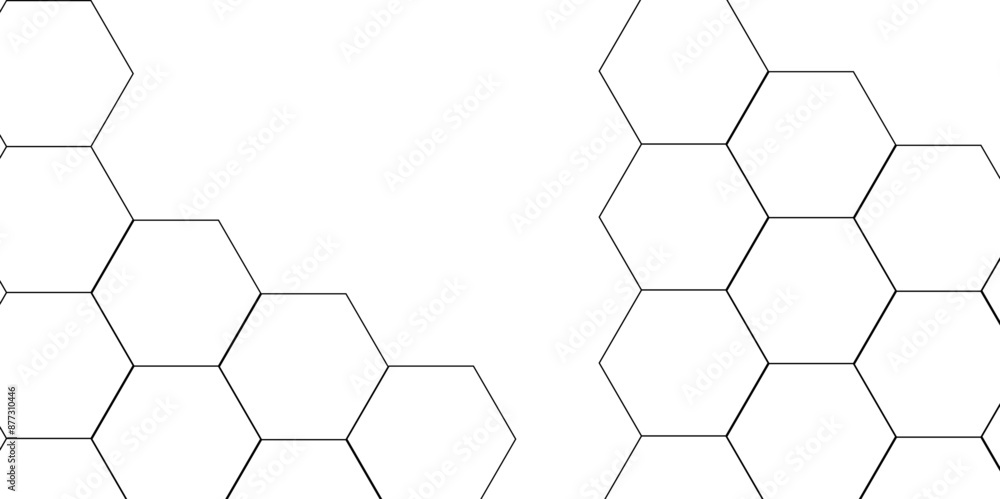 Abstract hexagon white background with shadow .white background Futuristic blue neon honeycombs. Modern technology design. Vector illustration.