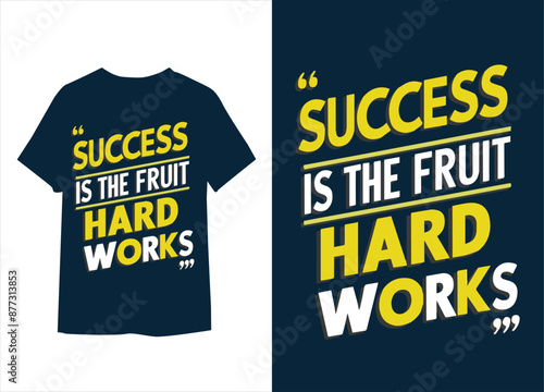 success t shirt design,bold typography graces this shirt, blending modernity and elegance. Monochromatic and meticulously spaced,