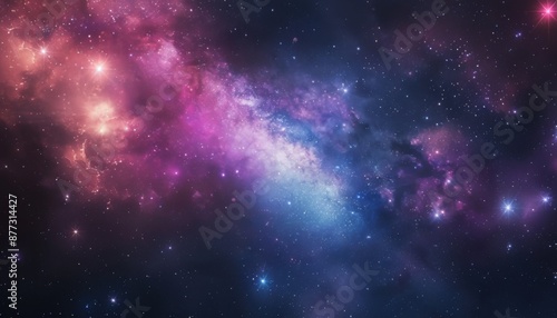 Galaxy background that captures a starlit sky © S. CREATOR Studio