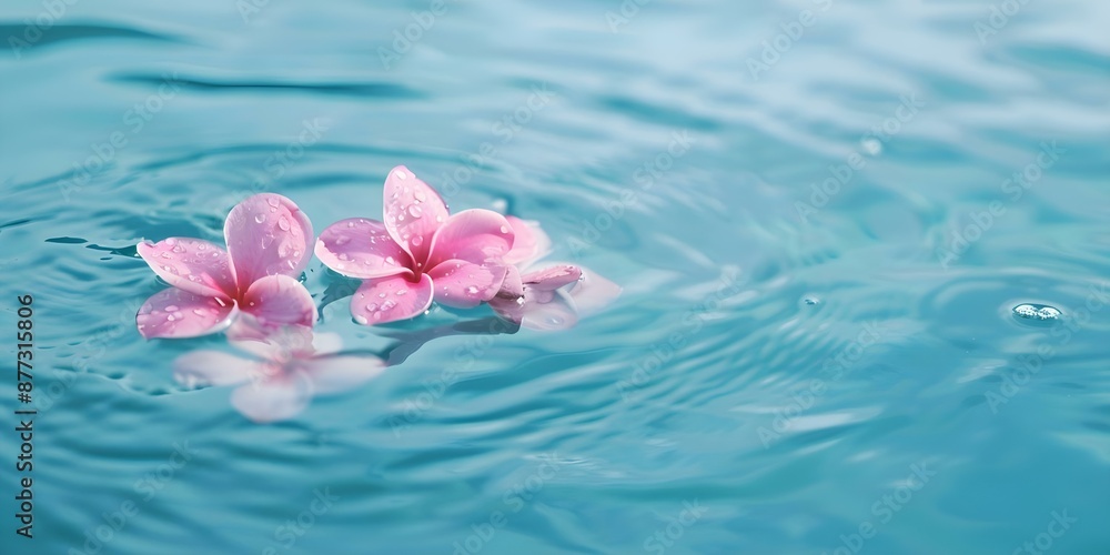 Pink flowers floating on water. Concept Floating flowers, Water photography, Pink floral arrangement Pink flowers floating on water. Concept Floating flowers, Water photography, Pink floral arrangement