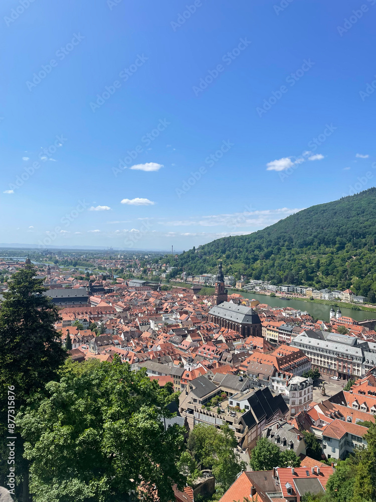Fototapeta premium view of the old town