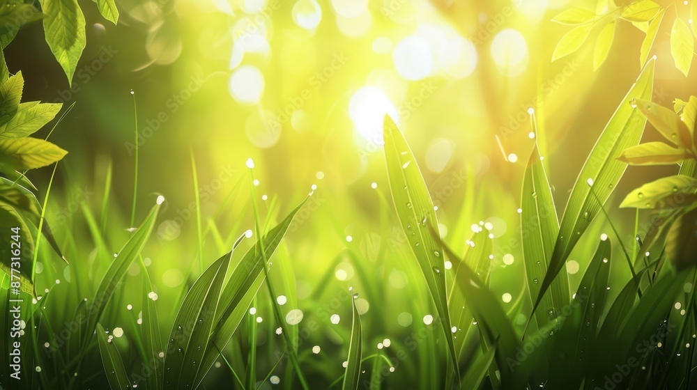 Fototapeta premium The Lush Green Grass