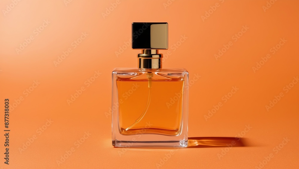 aesthetic perfume bottle with gold nozzle filled with background aesthetic perfume bottle with gold nozzle filled with background
