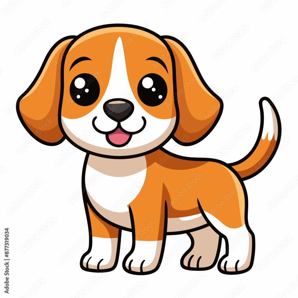 Dog vector illustration, animal isolated on white, dog silhouette, dog vector art Dog vector illustration, animal isolated on white, dog silhouette, dog vector art