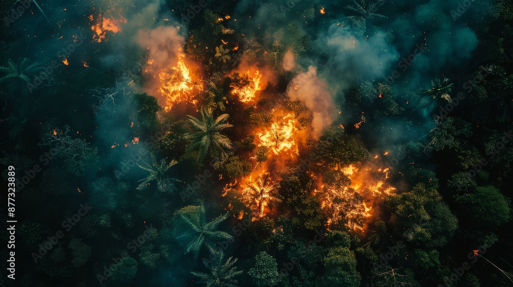 laser is burning the forest, monkeys in the forest are burning, laser is burning monkeys from above, burning monkeys, fire, satellite view from above,generative ai laser is burning the forest, monkeys in the forest are burning, laser is burning monkeys from above, burning monkeys, fire, satellite view from above,generative ai