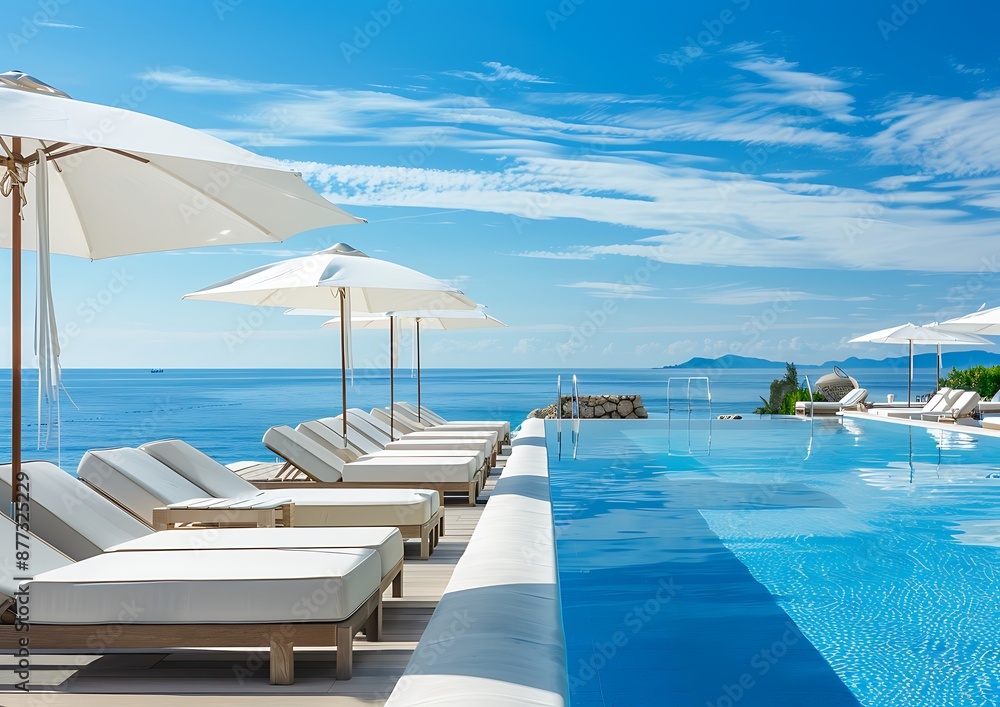 Luxury Resort Pool with Ocean View Luxury Resort Pool with Ocean View