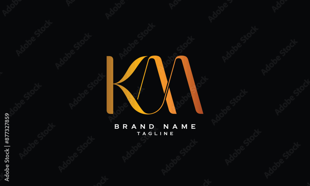 KAM, KMA, AKM, AMK, MAK, MKA, KM, MK, Abstract initial monogram letter alphabet logo design KAM, KMA, AKM, AMK, MAK, MKA, KM, MK, Abstract initial monogram letter alphabet logo design