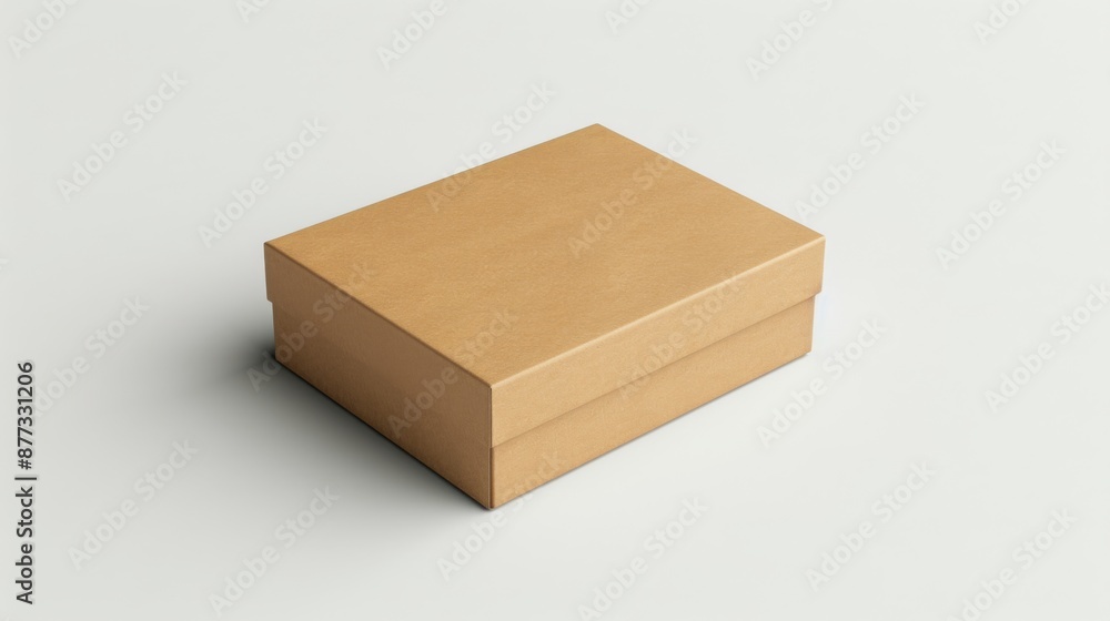 An isolated tuck end box on a white background An isolated tuck end box on a white background