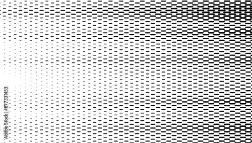 Black and white abstract halftone pattern. Sport background for jersey printing. Fully editable vector element. Vector Format Illustration 