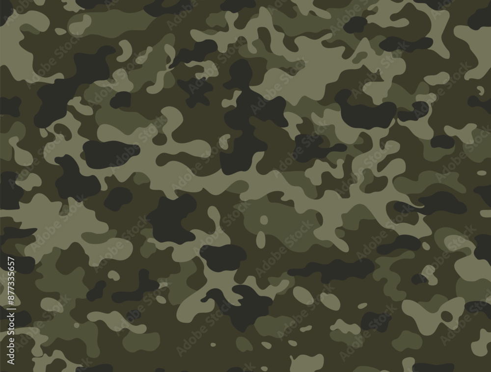 fashionable camouflage khaki pattern seamless texture, army print, forest background fashionable camouflage khaki pattern seamless texture, army print, forest background