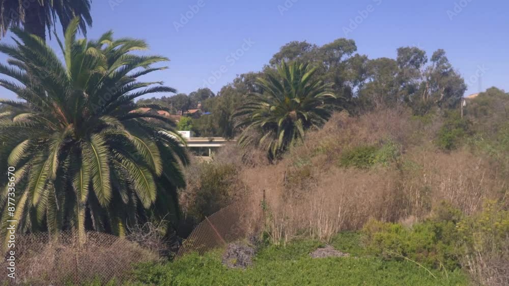 Train POV on Californian landscape in 4k slow motion 60fps Train POV on Californian landscape in 4k slow motion 60fps