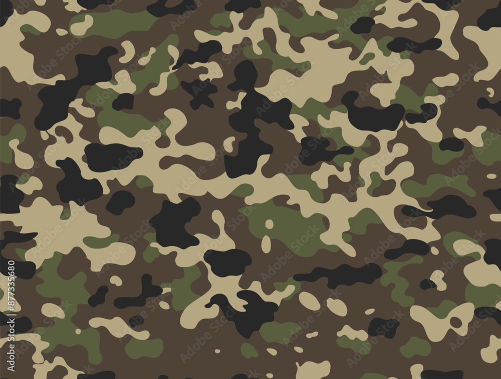 Fototapeta premium modern camouflage pattern, military texture background, urban fashion print