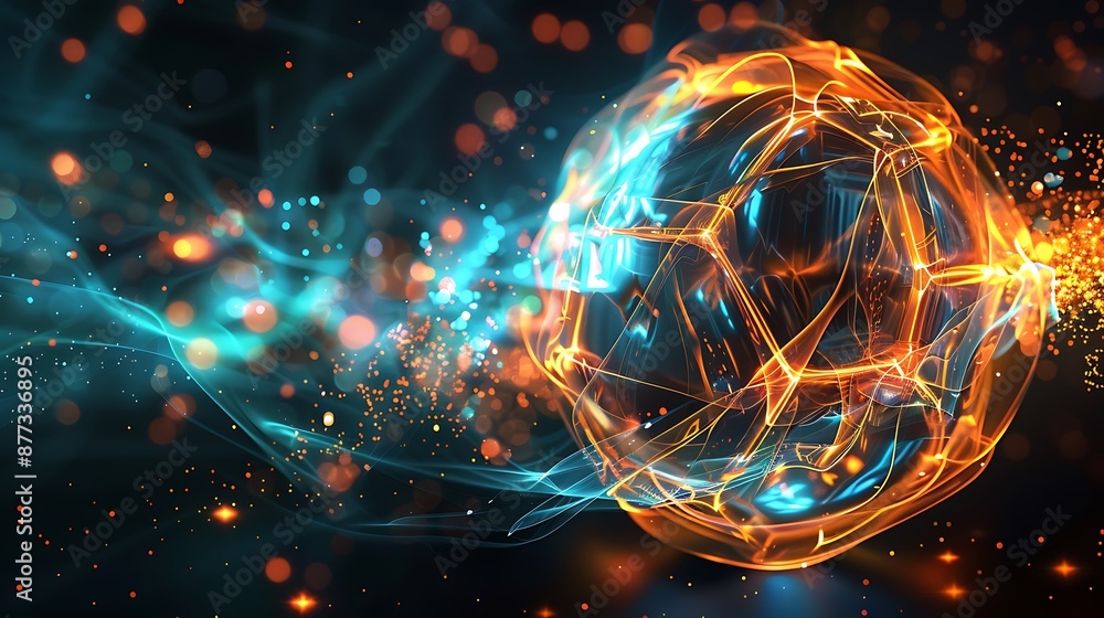 Soccer Ball in a Blaze of Glory Soccer Ball in a Blaze of Glory