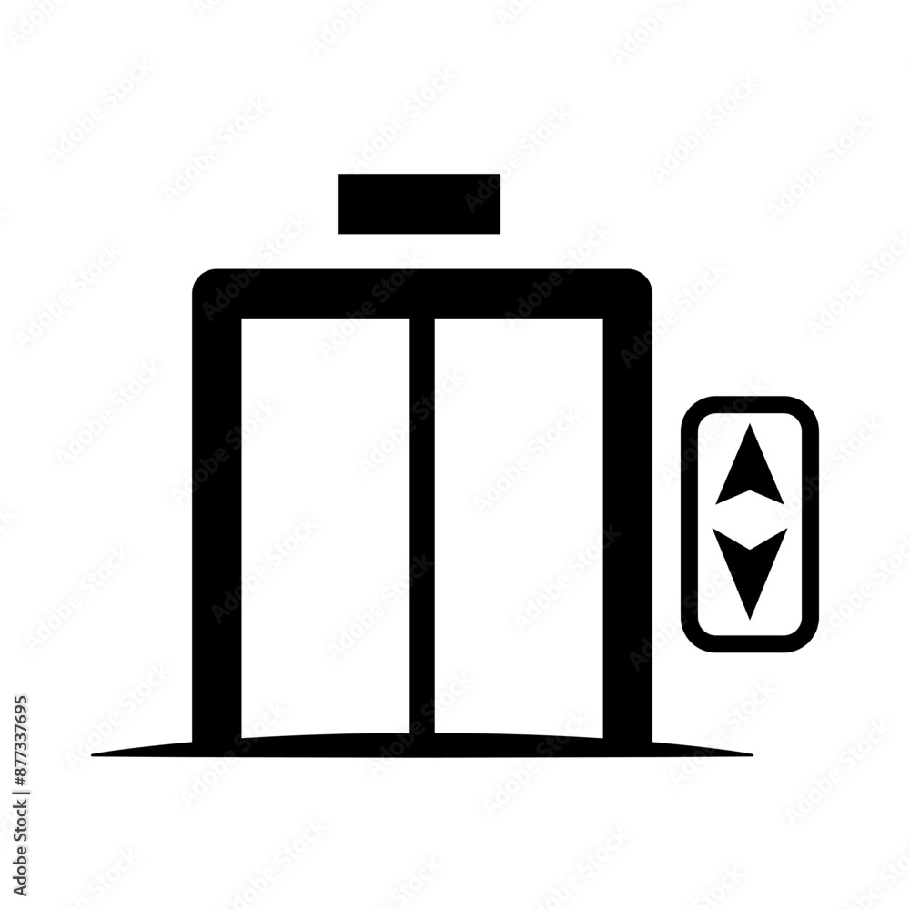 Lift icon template Lift icon template