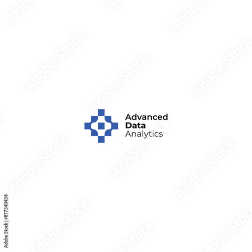 advanced data analytics logo design