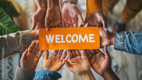 The Welcome Sign Displayed photo