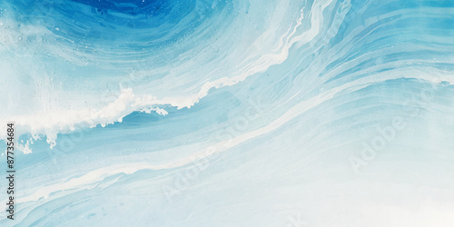 Sea water ocean wave vector background. Blue water ocean sea wave seamless background. Water  ocean wave white and soft blue aqua, teal texture.