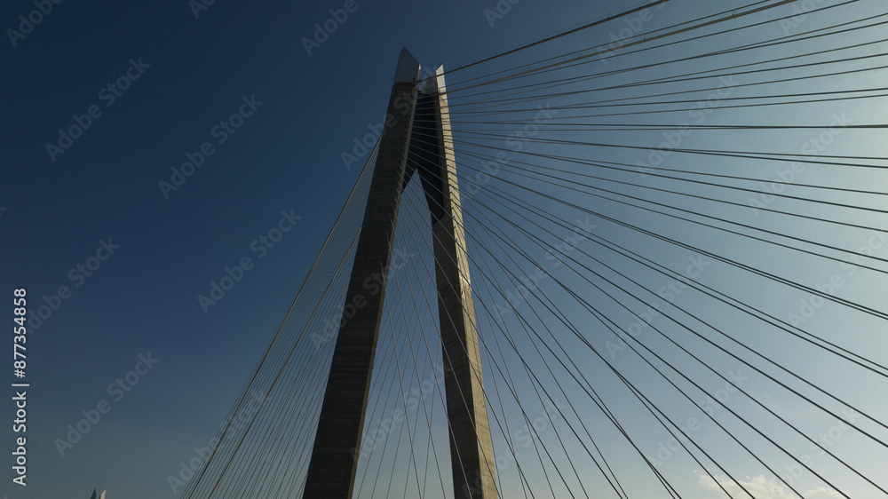 Aerial Yavuz Sultan Selim Bridge in Istanbul, Turkey. 3rd Bosphorus Bridge and Northern Marmara Motorway Aerial Yavuz Sultan Selim Bridge in Istanbul, Turkey. 3rd Bosphorus Bridge and Northern Marmara Motorway