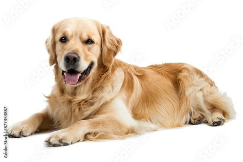 Golden Retriever Dog Portrait © Wan