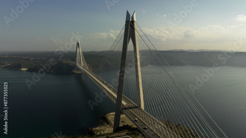 Valokuva Aerial Yavuz Sultan Selim Bridge in Istanbul, Turkey