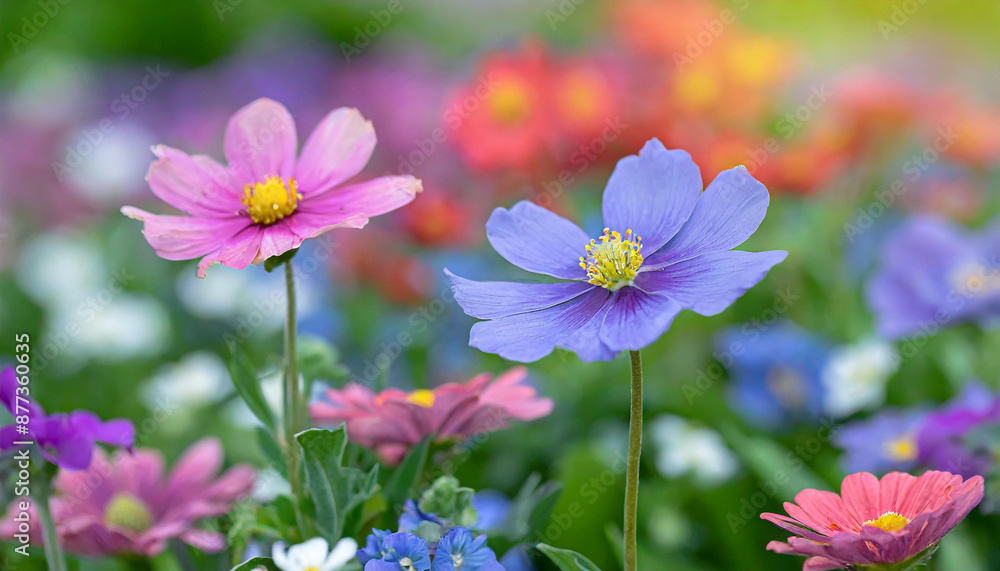 Wild flowers of clover and butterfly in a meadow in nature in the rays of sunlight in summer in the spring close-up of a macro. A picturesque colorful artistic image with a soft focus Wild flowers of clover and butterfly in a meadow in nature in the rays of sunlight in summer in the spring close-up of a macro. A picturesque colorful artistic image with a soft focus