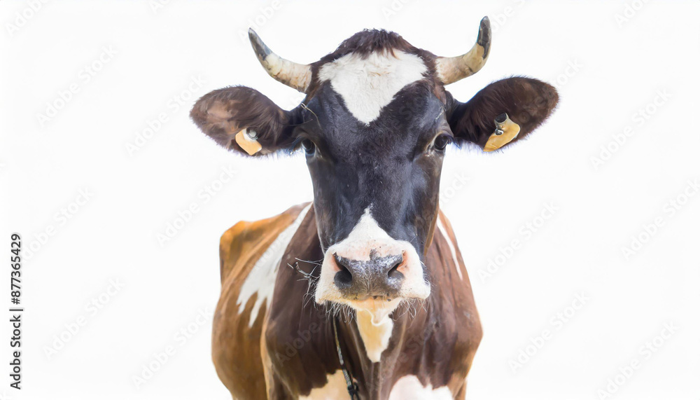 Naklejka premium cow isolated