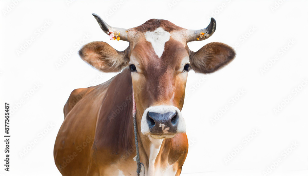 Naklejka premium cow isolated