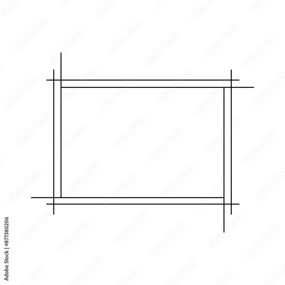Obraz premium Modern Frame Illustration