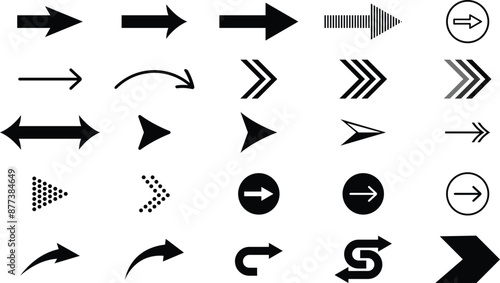 Set of arrow, Arrow illustrations, different arrows set , Mega set of arrows